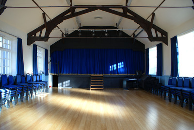 Inside the Village Hall